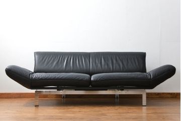 【買取】中古 デセデ(de Sede) 本革 2人掛けワイドソファ DS-140 (定価 約100万円)