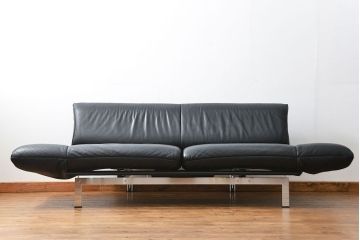 【買取】中古 デセデ(de Sede) 本革 2人掛けワイドソファ DS-140 (定価 約100万円)