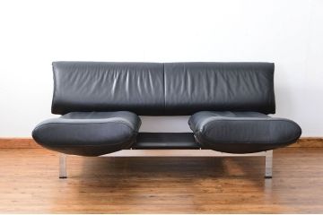 【買取】中古 デセデ(de Sede) 本革 2人掛けワイドソファ DS-140 (定価 約100万円)