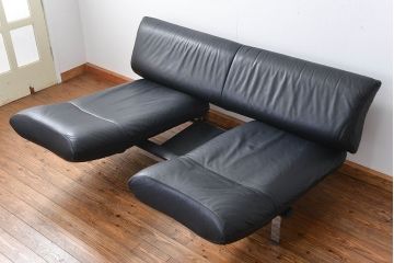 【買取】中古 デセデ(de Sede) 本革 2人掛けワイドソファ DS-140 (定価 約100万円)