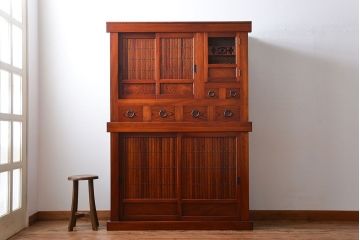 【買取】松本民芸家具 欅材 四尺水屋箪笥を買取りました