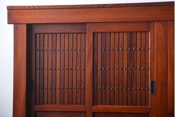 【買取】松本民芸家具 欅材 四尺水屋箪笥を買取りました