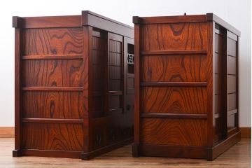 【買取】松本民芸家具 欅材 四尺水屋箪笥を買取りました