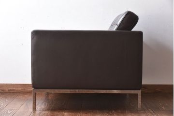 【買取】中古　ヴィンテージ家具　ノル/ノール(Knoll)　廃盤品　シックなラウンジソファ(1人掛けソファ)