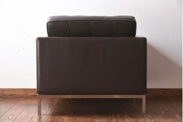 【買取】中古　ヴィンテージ家具　ノル/ノール(Knoll)　廃盤品　シックなラウンジソファ(1人掛けソファ)