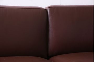 【買取】中古　ノル/ノール(Knoll)社　本革3人掛けソファ(アームソファ)(定価約220万円)