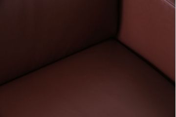 【買取】中古　ノル/ノール(Knoll)社　本革3人掛けソファ(アームソファ)(定価約220万円)
