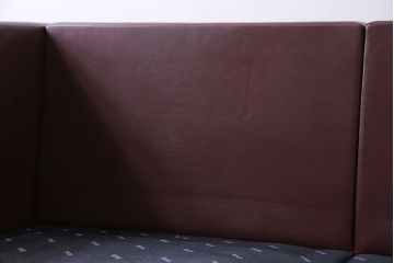 【買取】中古　ノル/ノール(Knoll)社　本革3人掛けソファ(アームソファ)(定価約220万円)
