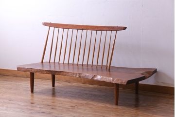 【買取】ジョージ・ナカシマ(George Nakashima)　コノイドベンチを買取りました。