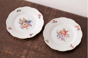 【骨董買取】ハンガリー　HEREND(ヘレンド)　フルーツコンポジション　プレート(ケーキ皿、パン皿)を買取りました。