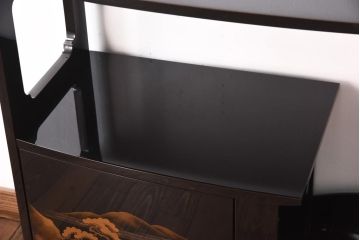 【買取】輪島漆器　輪島塗　大雅堂　大角裕二　山水蒔絵・螺鈿　飾り棚を買取りました