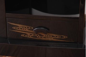 【買取】輪島漆器　輪島塗　大雅堂　大角裕二　山水蒔絵・螺鈿　飾り棚を買取りました