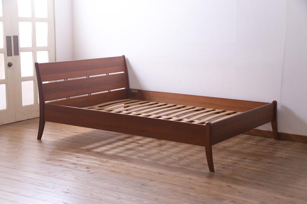 北欧ビンテージ　チーク材　ベッド 公式】アンティーク家具ラフジュ工房商品詳細ページ【買取】北欧