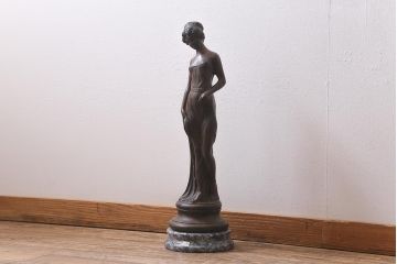 【古美術買取】イタリア製　Moreau　リプロダクト　ブロンズ像(オブジェ、置物)を買取りました。