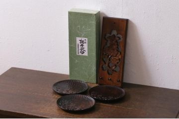 【買取】軽井沢彫りの小物セットを買取ました。