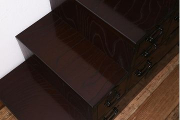 【買取】青木産業 ケヤキ材 階段箪笥セットを買取りました