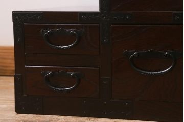 【買取】青木産業 ケヤキ材 階段箪笥セットを買取りました