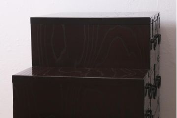 【買取】青木産業 ケヤキ材 階段箪笥セットを買取りました