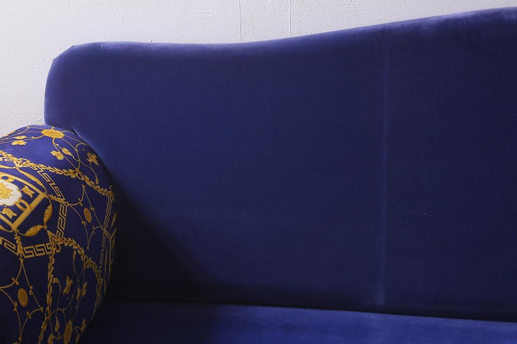 【買取】中古 ユーロカーサ(EURO CASA) イタリア VERSACE(ヴェルサーチ) スリーシーターソファ(三人掛け、3人掛け、トリプルソファ)(定価約180万円)