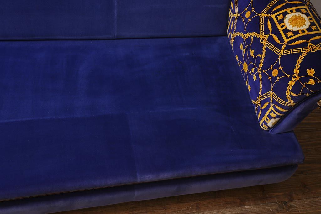 【買取】中古 ユーロカーサ(EURO CASA) イタリア VERSACE(ヴェルサーチ) スリーシーターソファ(三人掛け、3人掛け、トリプルソファ)(定価約180万円)