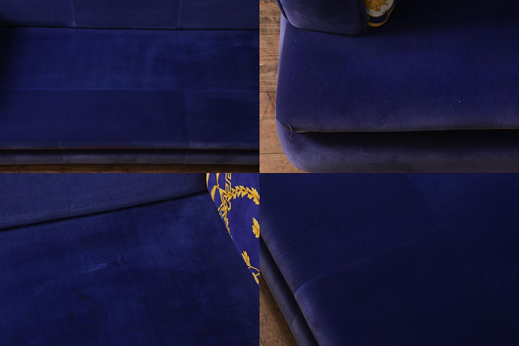 【買取】中古 ユーロカーサ(EURO CASA) イタリア VERSACE(ヴェルサーチ) スリーシーターソファ(三人掛け、3人掛け、トリプルソファ)(定価約180万円)