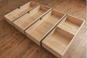 【買取】在庫未使用品 IDC大塚家具 欅産業 KC-35 仙台箪笥 三・五尺兼用タンス(衣装箪笥)(定価約61万5千円)