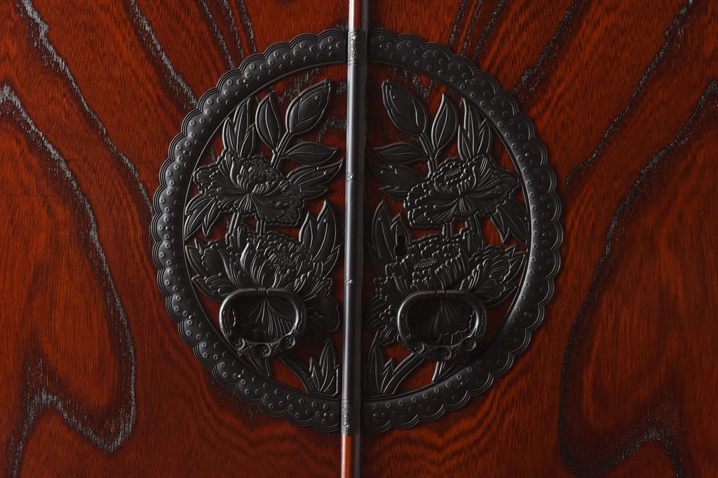 【買取】在庫未使用品 IDC大塚家具 欅産業 KC-35 仙台箪笥 三・五尺兼用タンス(衣装箪笥)(定価約61万5千円)