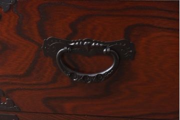 【買取】在庫未使用品 IDC大塚家具 欅産業 KC-35 仙台箪笥 三・五尺兼用タンス(衣装箪笥)(定価約61万5千円)