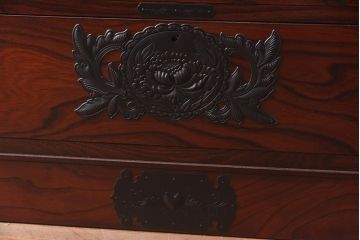 【買取】在庫未使用品 IDC大塚家具 欅産業 KC-35 仙台箪笥 三・五尺兼用タンス(衣装箪笥)(定価約61万5千円)