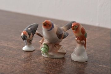 【骨董買取】ハンガリー　HEREND(ヘレンド)　鳥　フィギュリン(陶器、フィギュア)を買取りました。