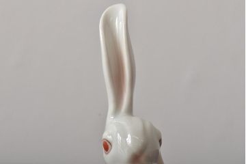 【骨董買取】ハンガリー　HEREND(ヘレンド)　ウサギ　鳥　フィギュリン5個セット　陶器　置物を買取りました