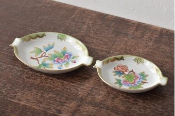【骨董買取】ハンガリー　HEREND(ヘレンド)　ヴィクトリア　オーバルプレート(皿、洋食器)を買取りました。