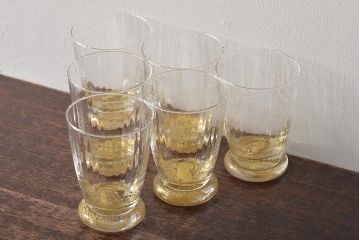 【骨董買取】ベネチアンガラス　金箔グラス(タンブラー、コップ)を買取ました。