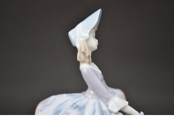 【買取】ユーロカーサ(EURO CASA)　リヤドロ(LLADRO)　春の貴婦人　卓上ベル(廃盤品)