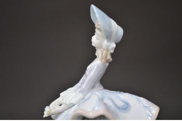 【買取】ユーロカーサ(EURO CASA)　リヤドロ(LLADRO)　春の貴婦人　卓上ベル(廃盤品)