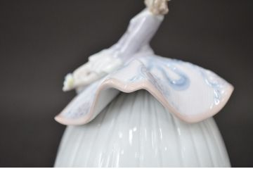 【買取】ユーロカーサ(EURO CASA)　リヤドロ(LLADRO)　春の貴婦人　卓上ベル(廃盤品)