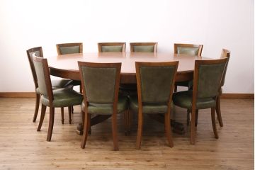 【買取】中古　美品　展示品　バロッサバレンティ(VARO,S.A. VALENTI)　希少!　特大サイズのダイニングテーブル(ミーティングテーブル)(定価約185万円)