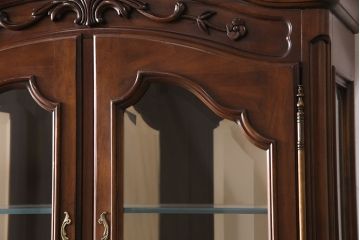 【買取】中古　美品　アメリカ製　センチュリー社(CENTURY)　サァラ麻布取り扱い品　エレガントな佇まいが魅力のビューローブックケース(本箱、キャビネット、デスク)(定価約190万円)