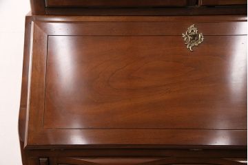 【買取】中古　美品　アメリカ製　センチュリー社(CENTURY)　サァラ麻布取り扱い品　エレガントな佇まいが魅力のビューローブックケース(本箱、キャビネット、デスク)(定価約190万円)