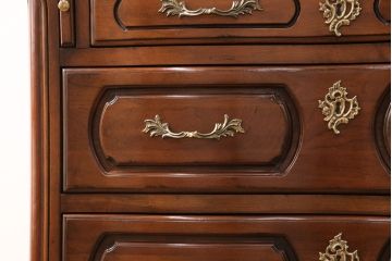 【買取】中古　美品　アメリカ製　センチュリー社(CENTURY)　サァラ麻布取り扱い品　エレガントな佇まいが魅力のビューローブックケース(本箱、キャビネット、デスク)(定価約190万円)