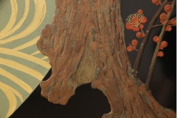 【買取】香川漆器　伝統工芸士・小松庄一作　かくし付き　桐材　漆絵　衣装箪笥桐箪笥)を買取りました。