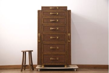 【買取】中古　極美品　MAITLAND SMITH(メートランドスミス)　希少!アクセサリーの収納に便利なジュエリーチェスト(定価約80万円)(ランジェリーチェスト、引き出し)