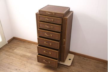 【買取】中古　極美品　MAITLAND SMITH(メートランドスミス)　希少!アクセサリーの収納に便利なジュエリーチェスト(定価約80万円)(ランジェリーチェスト、引き出し)