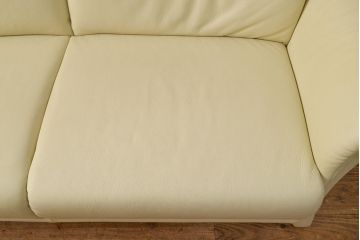 【買取】中古 美品 IDC大塚家具取り扱い 高級ブランド himolla(ヒモラ) Kassel(カッセル) 高級感ある佇まいの本革2人掛けソファ(定価約40万円)(二人掛けソファ、アームチェア)