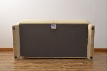 【買取】中古 美品 IDC大塚家具取り扱い 高級ブランド himolla(ヒモラ) Kassel(カッセル) 高級感ある佇まいの本革2人掛けソファ(定価約40万円)(二人掛けソファ、アームチェア)