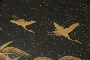 【買取】輪島塗　宮内庁蒔絵司　木村華邸作　高蒔絵　金蒔絵　文机を買取りました