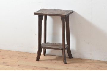 【買取】軽井沢彫りのサイドテーブルを買取ました。