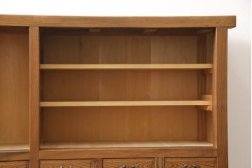 【買取】高級国産手造り家具　総ケヤキ　水屋箪笥サイドボードを買取りました。