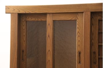 【買取】高級国産手造り家具　総ケヤキ　水屋箪笥サイドボードを買取りました。