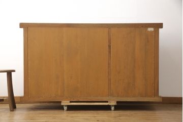 【買取】高級国産手造り家具　総ケヤキ　水屋箪笥サイドボードを買取りました。